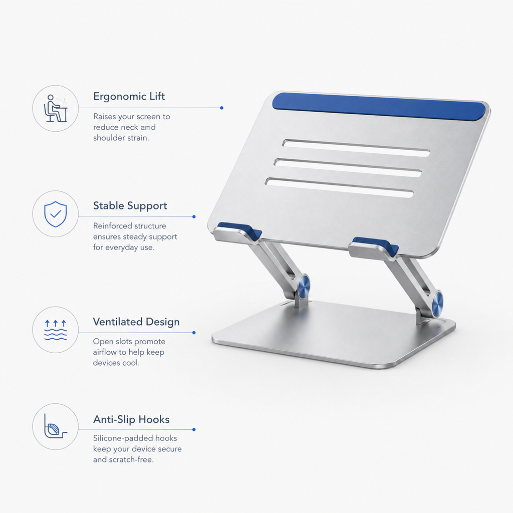 Adjustable Aluminum Laptop Stand