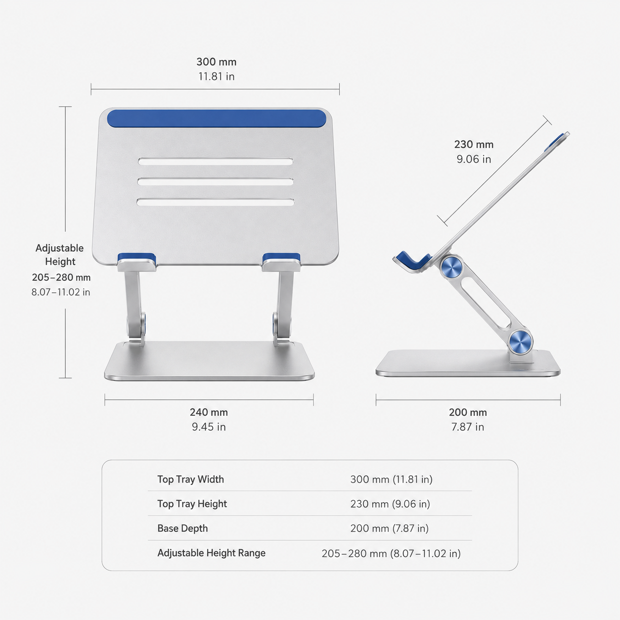 Adjustable Aluminum Laptop Stand