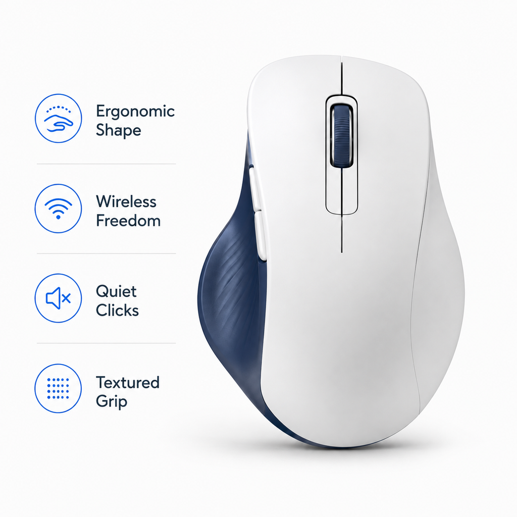 Wireless Ergonomic Mouse