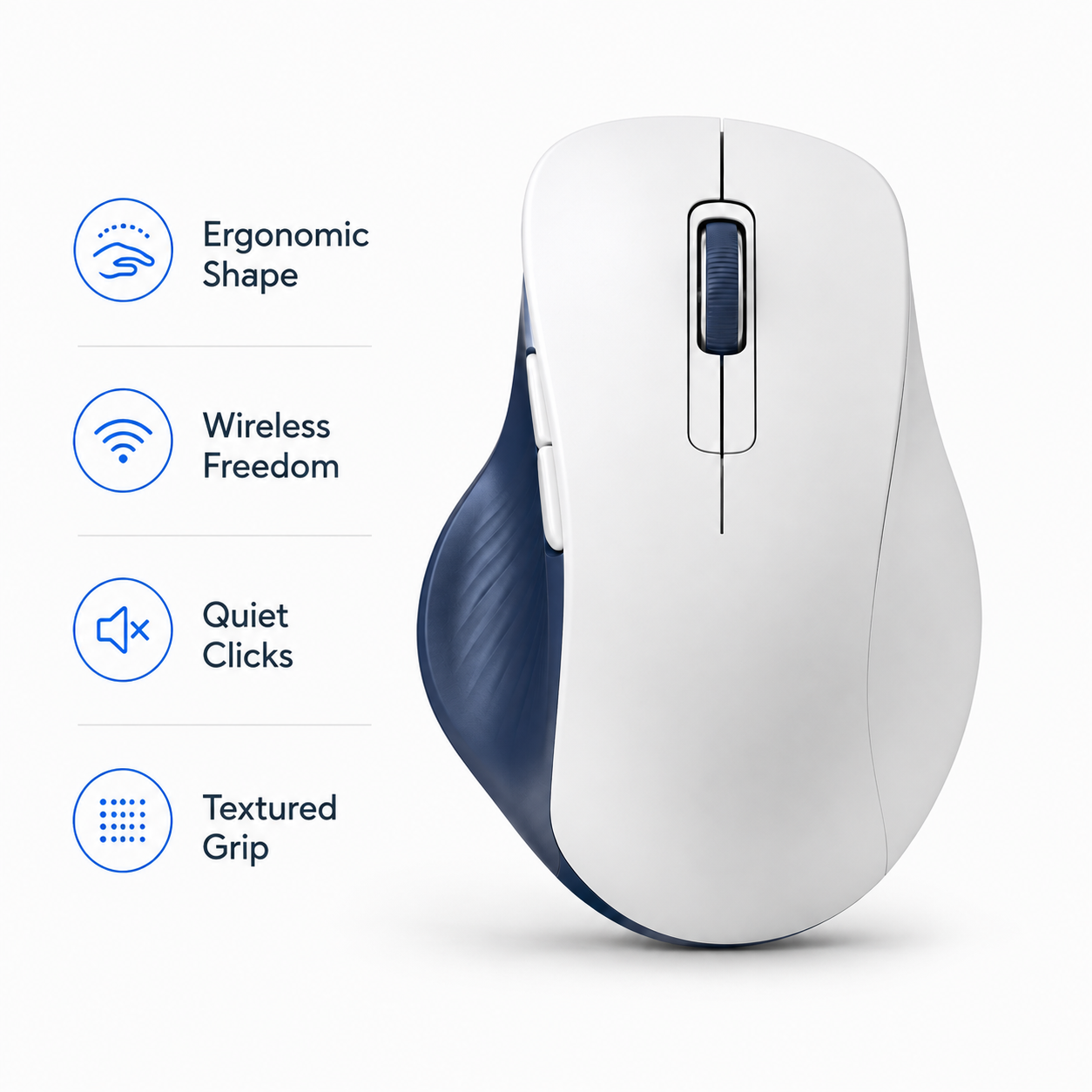 Wireless Ergonomic Mouse