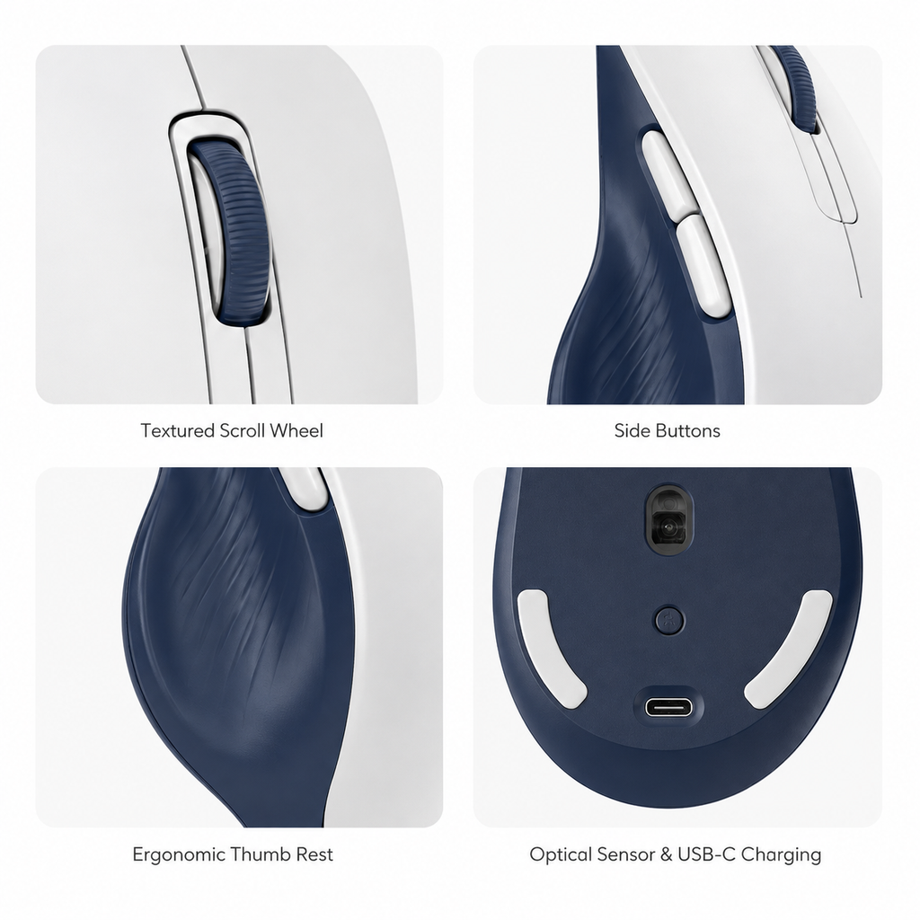 Wireless Ergonomic Mouse