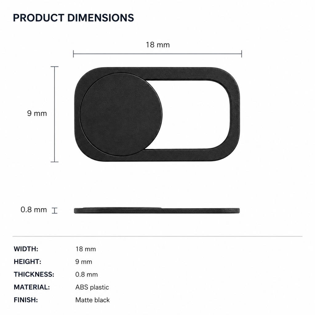 Webcam Privacy Cover Slider
