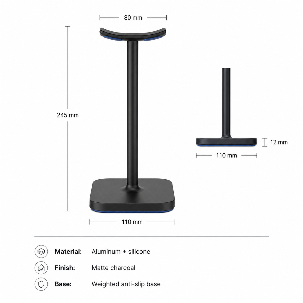 Desktop Headphone Stand