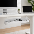 Under-Desk Cable Management Tray
