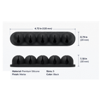 Silicone Cable Organizer Clips
