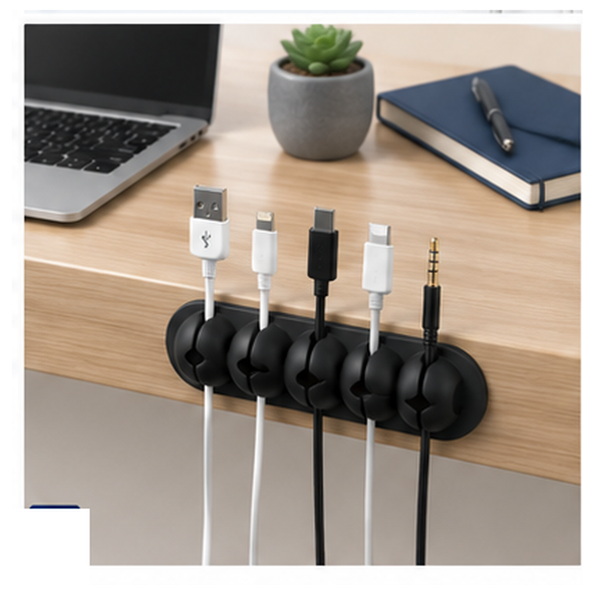 Silicone Cable Organizer Clips