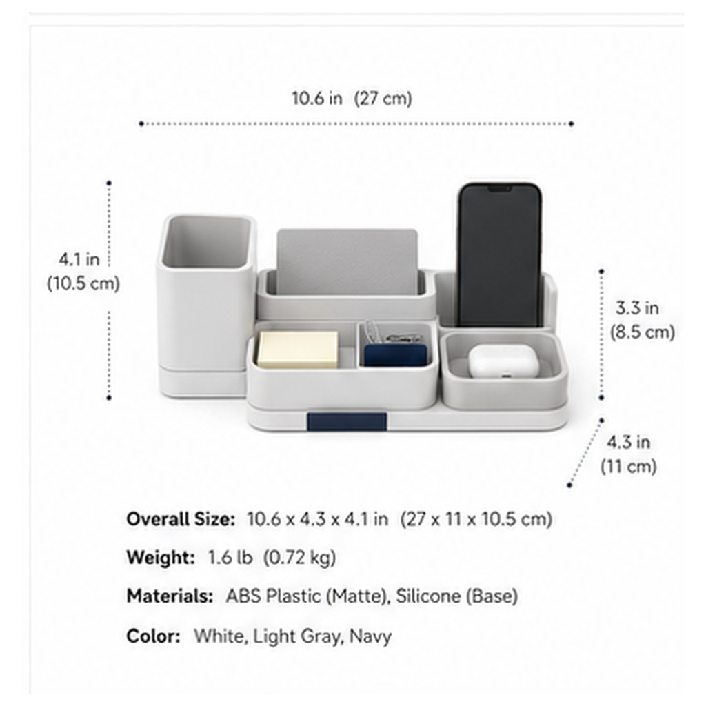 Modular Desk Organizer