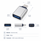 USB-C to USB-A Adapter