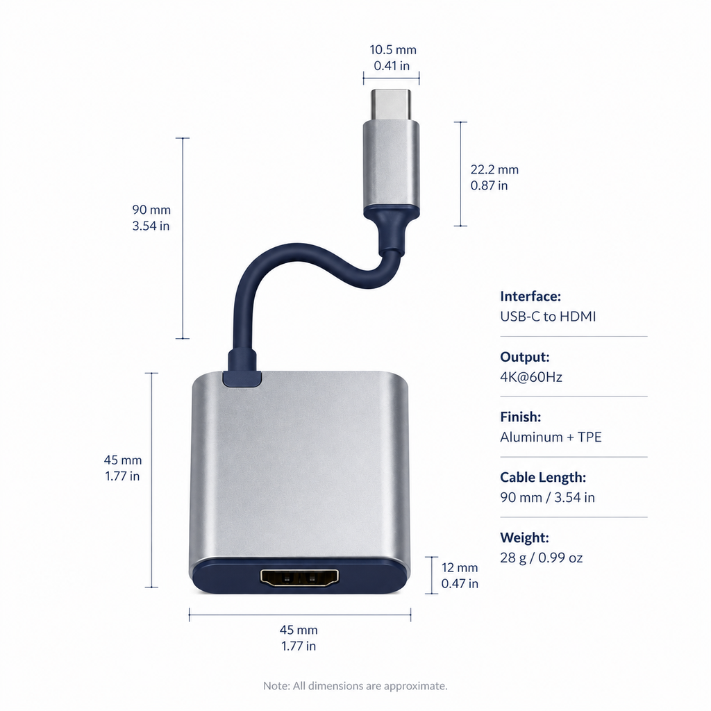 USB-C to HDMI Adapter