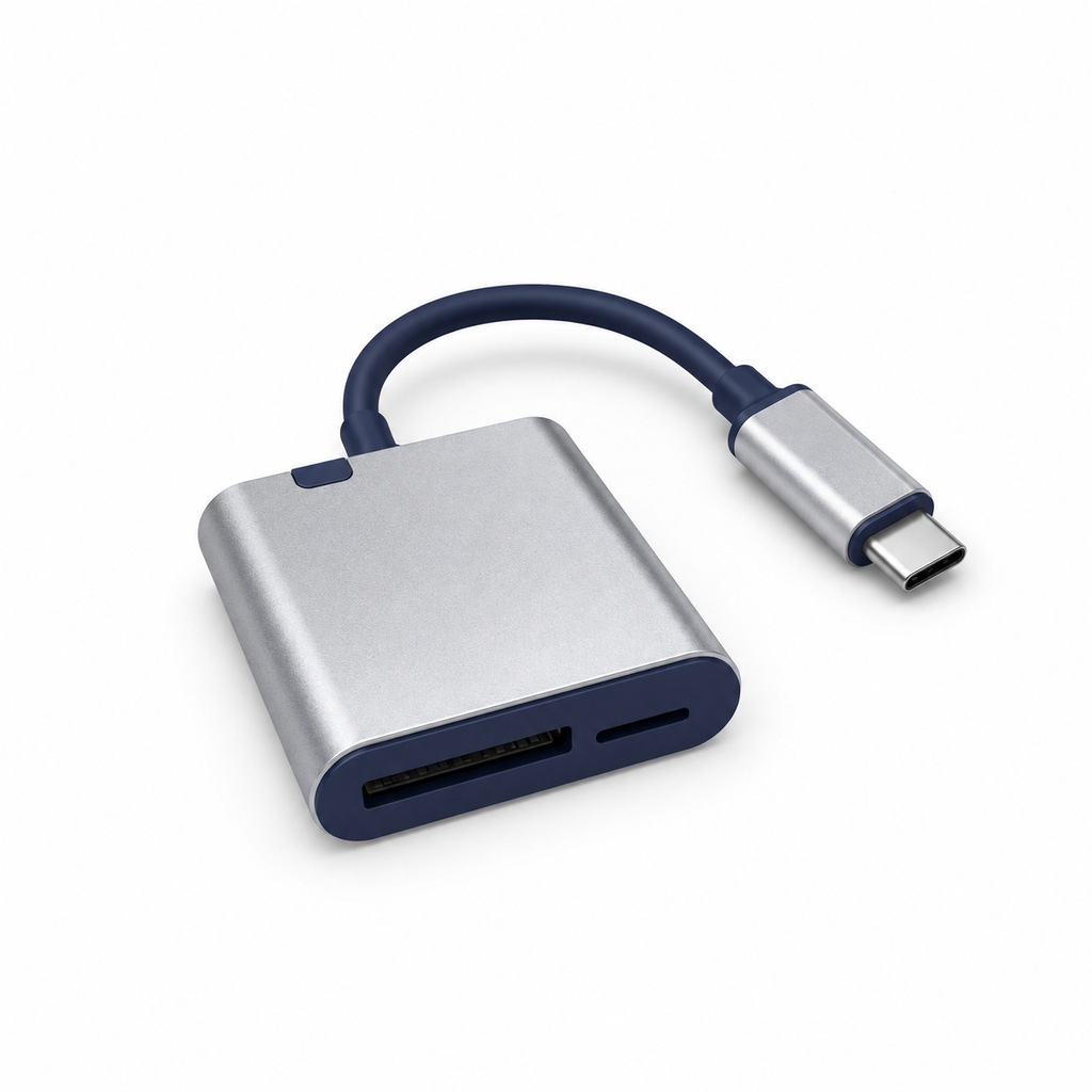 USB-C SD and microSD Card Reader