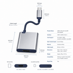 USB-C SD and microSD Card Reader