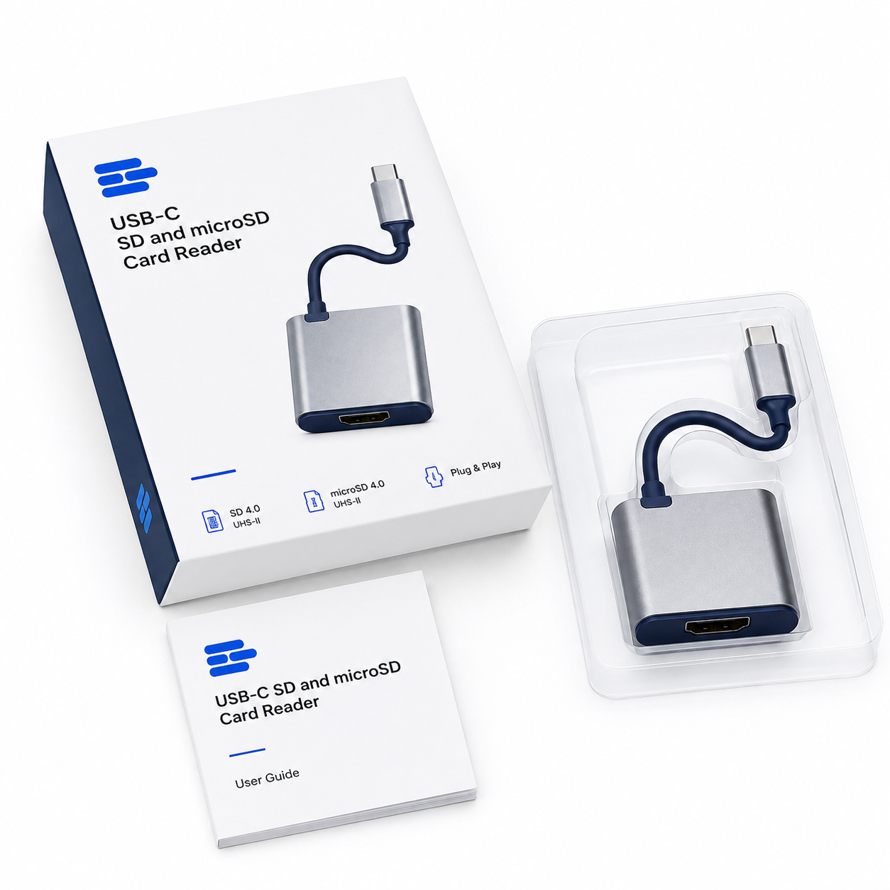 USB-C SD and microSD Card Reader